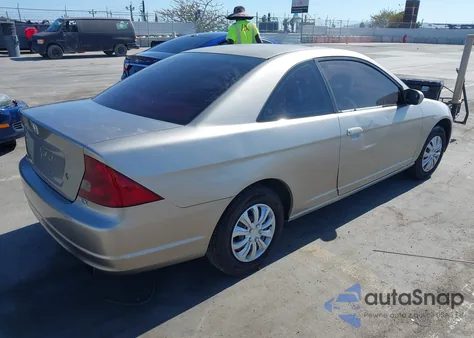 2003 Honda Civic Ex z USA, uszkodzony, nr VIN 1HGEM21903L003567